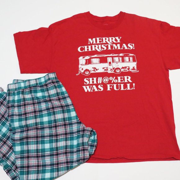 Red Merry Christmas Vacation T-Shirt Size XL - Picture 3 of 4
